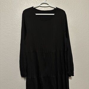SHEIN Black Long Sleeve Dress